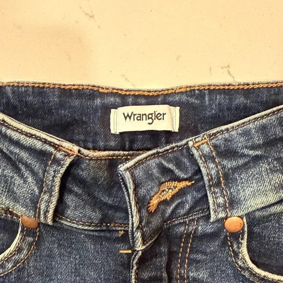 Wrangler Women's Dark Blue Flare Jeans - Picture 5 of 6